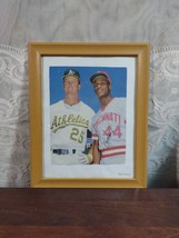 Original Eric Davis - MLB Baseball Cincinatti Reds - Autograph Signed Picture - £29.33 GBP