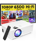 Mini Video Projector With 6500 Brightness, 1080P Supported, Portable Out... - £44.23 GBP