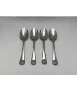 Set of 4 Kirk Stieff 18/8 Stainless Steel WILLIAMSBURG ROYAL SHELL Place... - $182.42 CAD