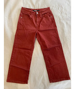 Jou Jou Rust Denim Jean Pants Vintage 70s/80s Women Waist Size 24 Stretc... - $19.95