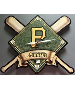 Wincraft Pittsburgh Pirates MLB Baseball/Plate Wall Clock Hard To Find M... - £14.53 GBP