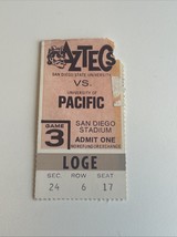 1976 SDSU San Diego State Univ of Pacific Football Ticket Stub 10/16 H. ... - $10.00
