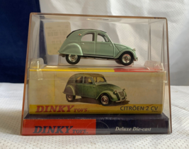 2006 Mattel Dinky Toys CITROEN 2 CV Mint Green Diecast Vehicle FACTORY S... - $29.65