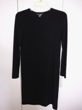 KAMILI KULTURE LADIES LS BLACK STRETCH THIN KNIT DRESS-XS-WORN ONCE-COMF... - £10.99 GBP