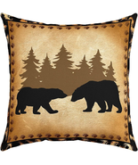 Bear Pillow Cases Cushion Covers Boys Wild Animal Throw Pillow Covers 16... - £33.25 GBP