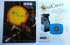 Star Castle Arcade Print AD 1980 Vintage Video Game Space Age Pull Out Retro - £14.13 GBP