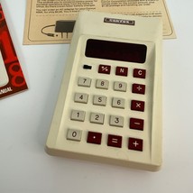Corvus Calculator Single Chip + Owners Manual  UNTESTED + NEW Batteries - $16.48
