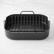 All-clad HA1 Nonstick 16"x13" Roaster w/Thermometer; Turkey Lifters &amp;Pot... - $109.99