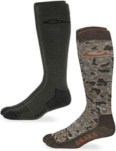 Drake Mens Merino Wool Ultra-Dri Insulated Camo Tall Boot Over Calf Liner Socks - £14.10 GBP