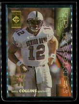 Vintage 1995 Edge Black Label 22K Football Card #5 Kerry Collins Panthers - £6.28 GBP