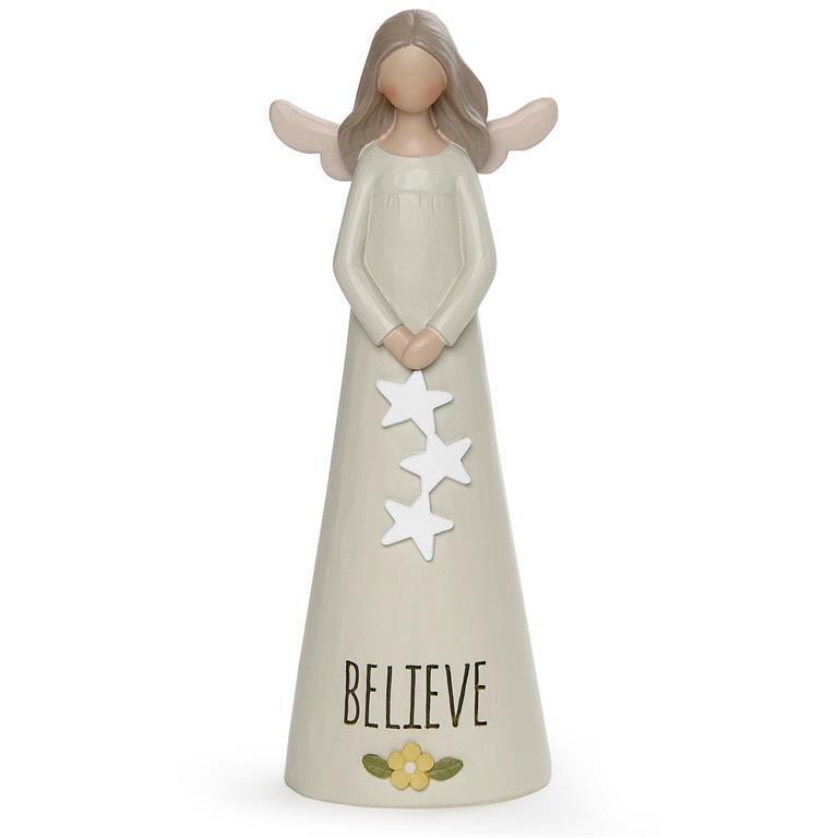 Primary image for Believe Angel With Stars Angel Figurine