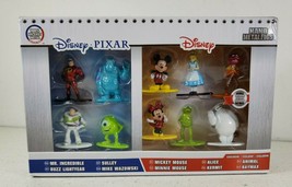 Nano Metalfigs Disney Pixar Set of 10 Pack Die Cast Figures NEW - £14.58 GBP