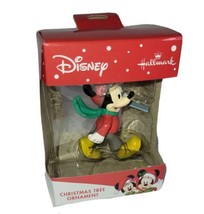 Hallmark Disney - Mickey Mouse With Skis - 2019 Tree Ornament Nib Box Damaged - £6.25 GBP