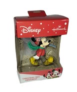 HALLMARK DISNEY - Mickey Mouse With Skis - 2019 Tree Ornament NIB Box Damaged - $7.80