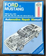 HAYNES 357 Ford V8 Mustang Automotive Repair Service Manual 1964 1/2 Thr... - £11.40 GBP