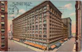 Retail Stores of Marshall Field &amp; Company Chicago Illinois Postcard Posted - £11.83 GBP