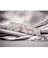 Mrs. Your Last Name Custom Embroidered Wedding Garter Throw Personalized - $15.00