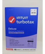Intuit TurboTax DELUXE 2023 FEDERAL ONLY! NO STATE! Windows/Mac Open Box CD - $550.13 MXN