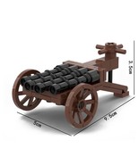 Cannon 4 Barrels Army Medieval Weapon Gun Custom Minifigures - $8.93