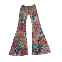 We the Free People Flare Corduroy Floral Pants Size 26 Boho Festival - $47.52