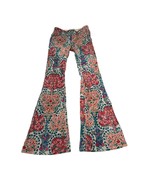 We the Free People Flare Corduroy Floral Pants Size 26 Boho Festival - $64.99 CAD
