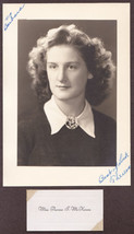 Theresa J. McKenna - Rumford, Maine 1942-45 High School Graduation Photo - £13.97 GBP