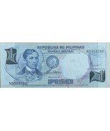 Republika ng Pilipinas Bangko Sentral PISO Jose Rizal, UNC - $4.95