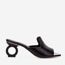 The Tory Black Leather Women Sandal image 8