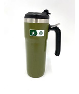 STARBUCKS STANLEY MILITARY COMMITMENT TUMBLER 20oz ARMY GREEN LIMITED RELEASE - $29.65