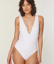 Andie Swim The Mykonos One Piece Swimsuit White Size Medium NWT - $64.35