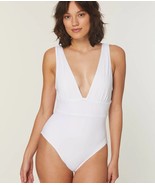 Andie Swim The Mykonos One Piece Swimsuit White Size Medium NWT - $64.35