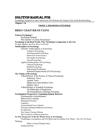 Solution Manual For Psychology Perspectives and Connections 2024 Release... - €15,39 EUR