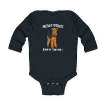 Airedale Terriers Infant Long Sleeve Bodysuit - £11.02 GBP