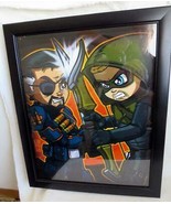 2014 CW ARROW Animation Art by Lord Mesa Green Arrow Signed By Marc Gugg... - £236.57 GBP