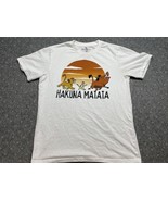 Disney The Lion King Hakuna Matata Unisex Crew Neck T-Shirt Size M KG JD - €8,56 EUR
