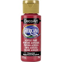 DecoArt, Primary Red, Americana Acrylic Paint, 2 oz. - $4.51