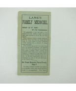 Antique Advertising Booklet Lane&#39;s Family Medicine Orator F. Woodward Le... - £23.97 GBP