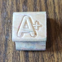 Stampin up Wood Cut Letter A+ Wood Rubber Stamp 1 x 1 Inches - £3.86 GBP