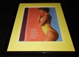 Paulina Porizkova 1989 Bikini Framed 11x14 Photo Display - $34.64