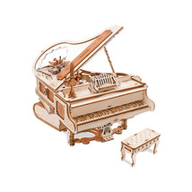 ROKR AMK81 Magic Piano 3D DIY Puzzle With Music Wooden Building Kits For Gifts - £65.58 GBP