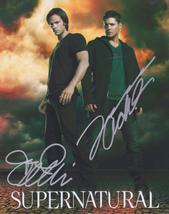 2X Signed Jared Padalecki &amp; Jensen Ackles Autographed Photo w COA SUPERNATURAL  - £95.99 GBP