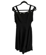 TRIPP NYC Daang Goodman Womens Dress Black Knit Cold Shoulder Grommet Cu... - £56.48 GBP