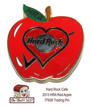 Hard Rock Cafe 2013 HRA Red Apple 77938 Trading Pin - £10.14 GBP