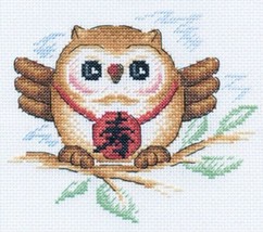 Panna Cross Stitch Kit Owl, Wisdom and Long LifeDYI Finished size 6.3&quot; x... - £10.23 GBP