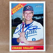 2015 Topps Heritage Minors Chase Vallot #39 SIGNED Autograph Kansas City... - $1.95