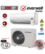 12000 BTU Air Conditioner Mini Split 17 SEER INVERTER AC Ductless Cool Only 220V - £350.58 GBP