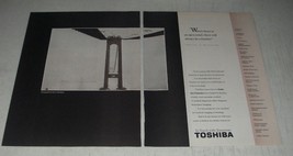 1991 Toshiba Ad - photograph by Bruce Davidson - When there is an open Mind - $18.49