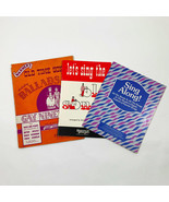 Vintage Song Books Old Time Songs, Let&#39;s Sing Old Songs &amp; Sing Along Set... - $29.69