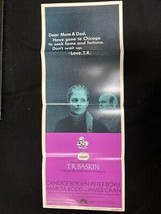 T.R. Baskin Original Insert movie poster 1971- Candice Bargen- Peter Boyle - £58.01 GBP