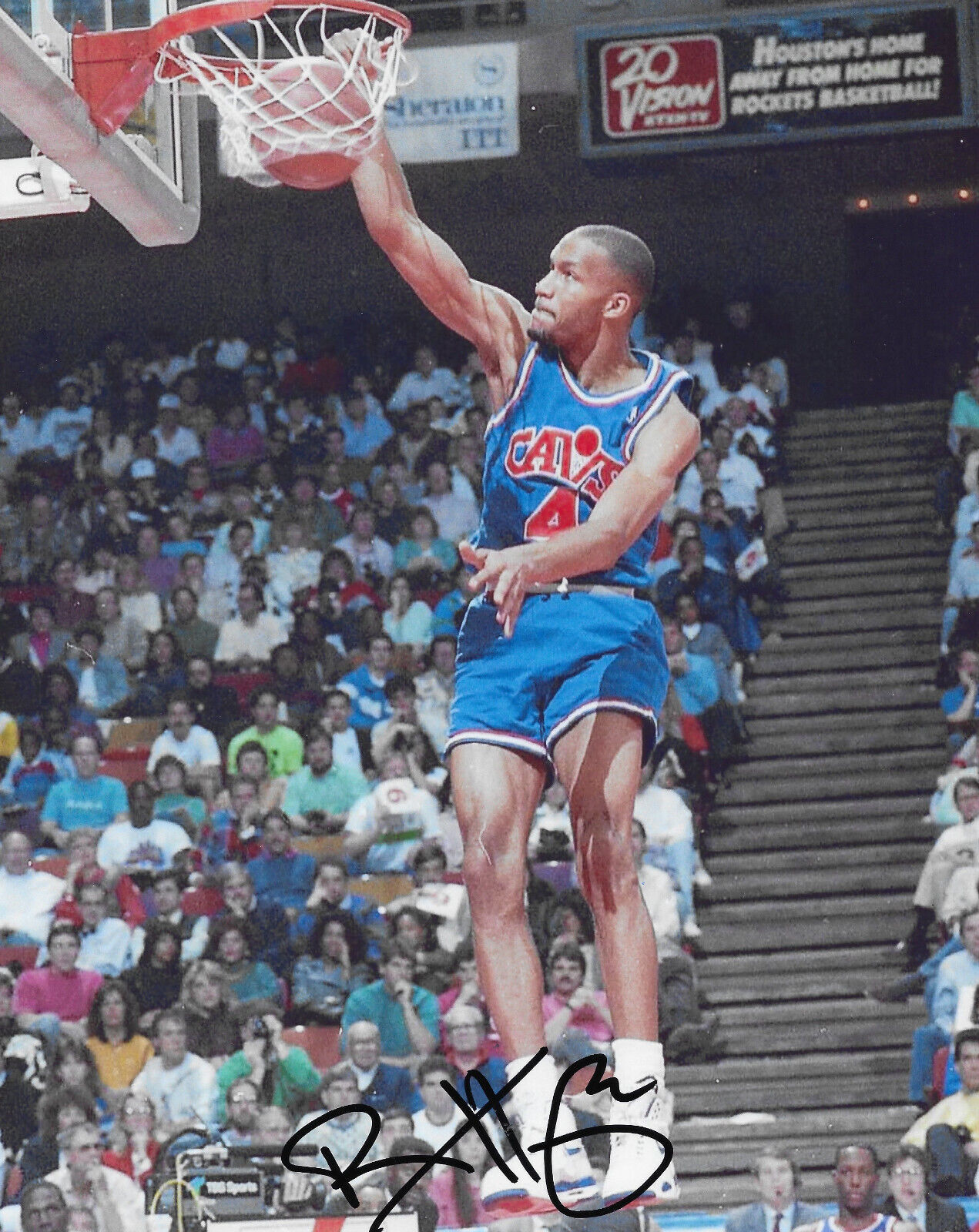 Ron Harper signed Cleveland Cavs basketball 8x10 photo Proof COA autographed Ron Harper signed Cleveland Cavs basketball 8x10 photo Proof COA autographed
